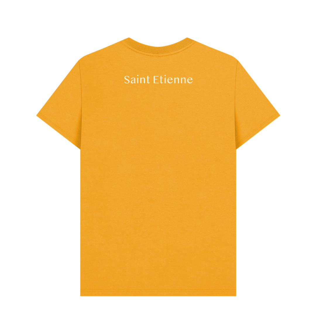 Mustard Printed T-shirt Back