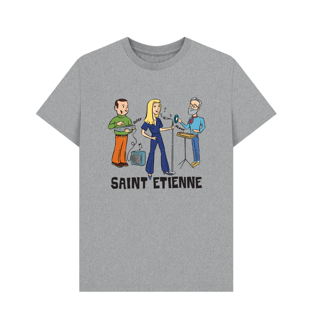 Athletic Grey Printed T-shirt Front