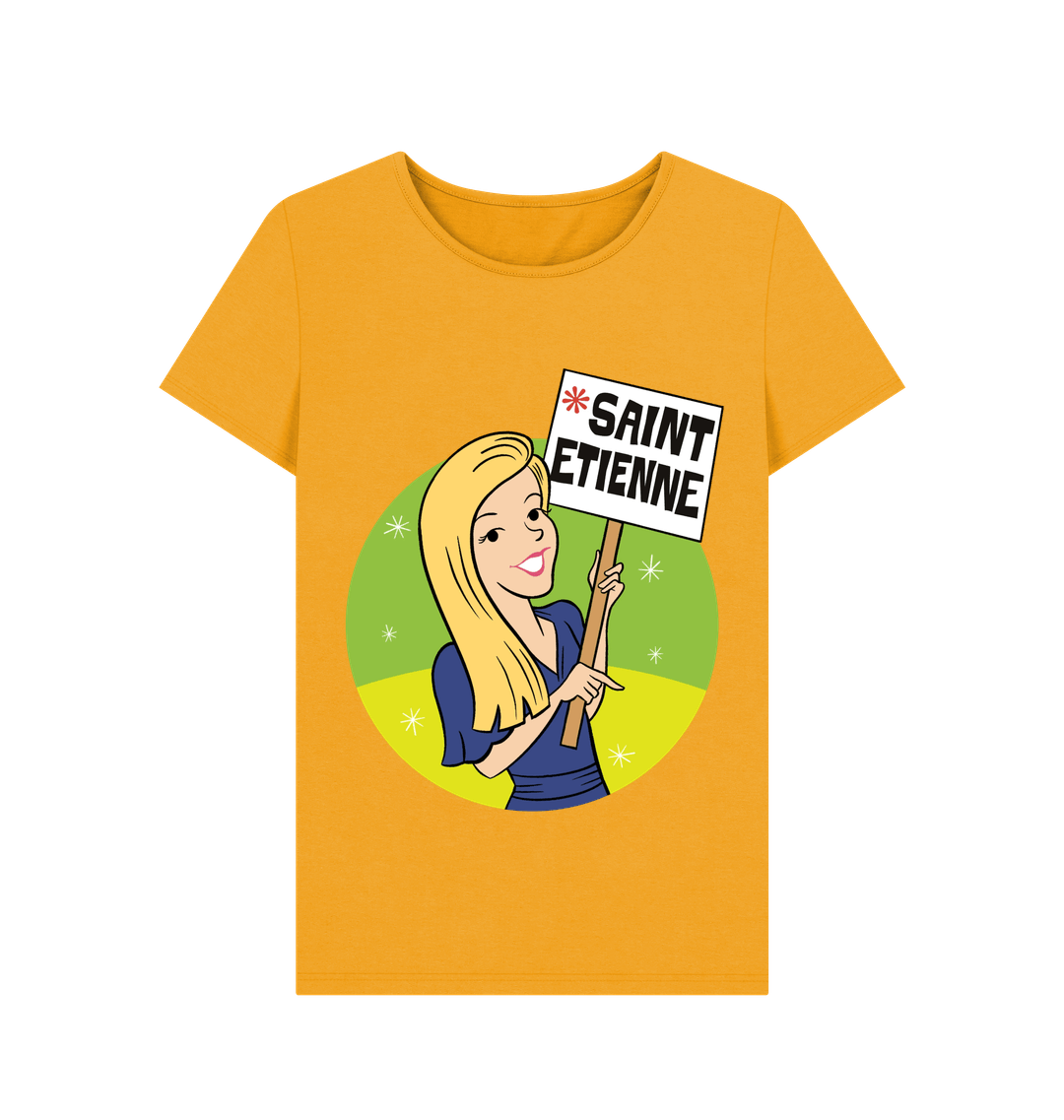 Mustard Printed T-shirt Front