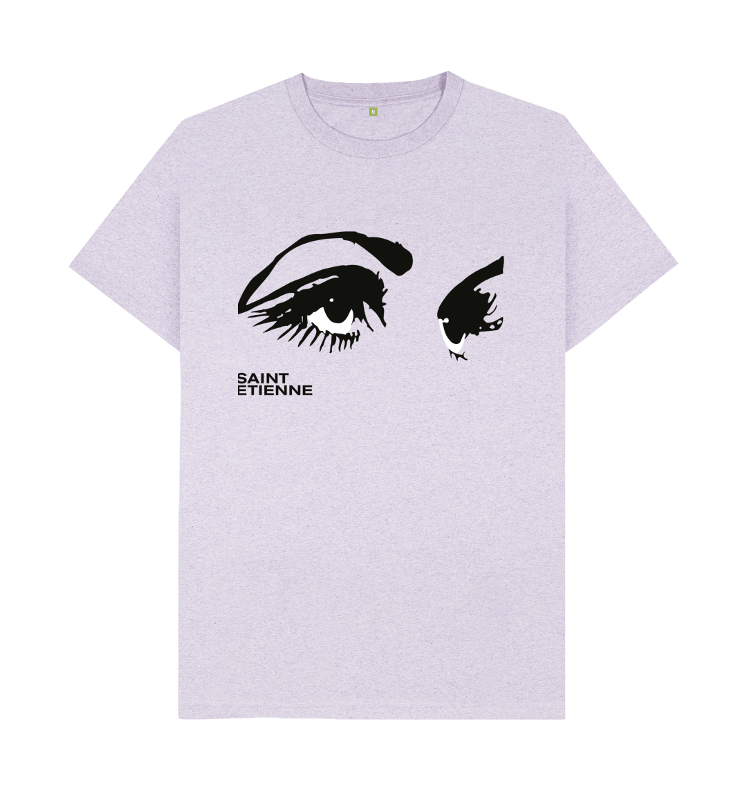 Light Purple Recycled Printed T-Shirt Front