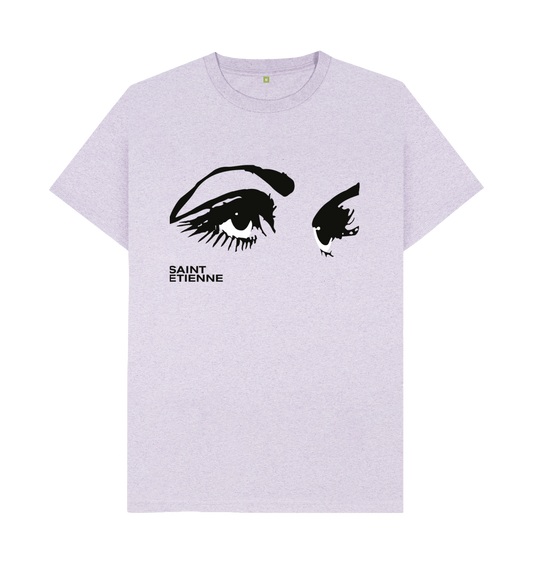 Light Purple Recycled Printed T-Shirt Front
