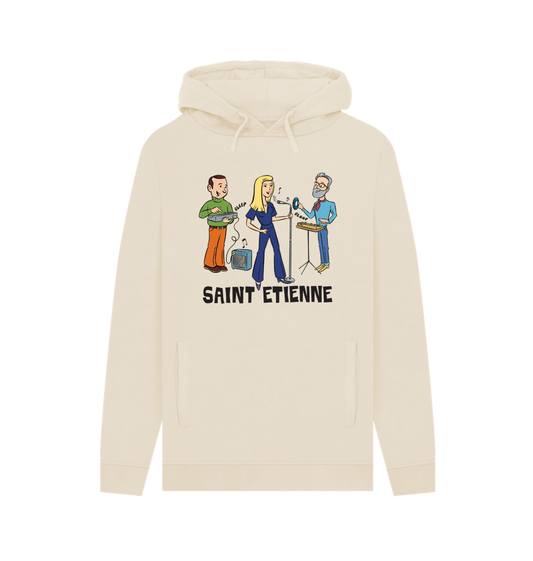 Oat Printed Hoody Front