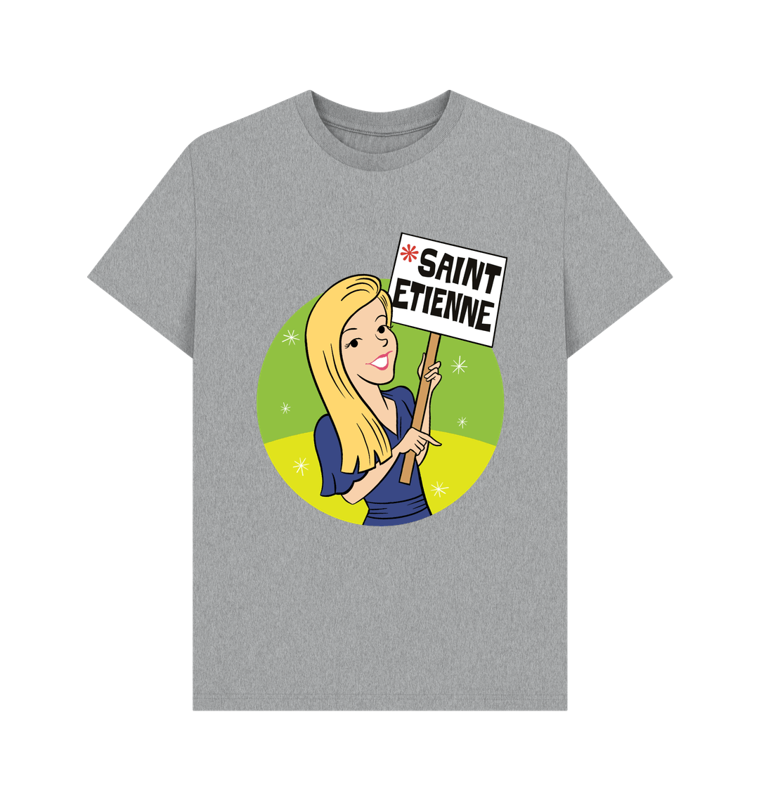 Athletic Grey Printed T-shirt Front