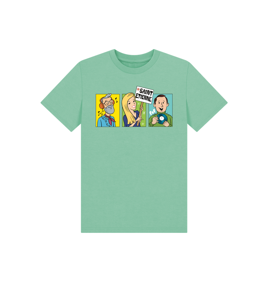 Peppermint Printed Kids T-Shirt Front
