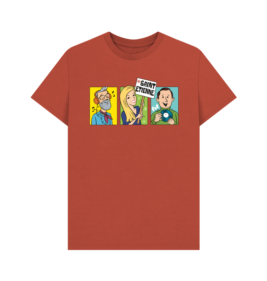 Rust Printed T-shirt Front