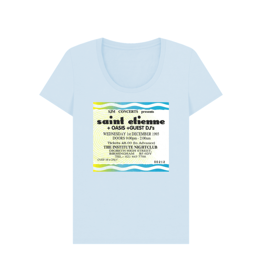 Sky Blue Christmas 1993 scoop neck t-shirt