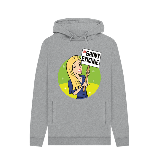 Light Heather Printed Hoody Front