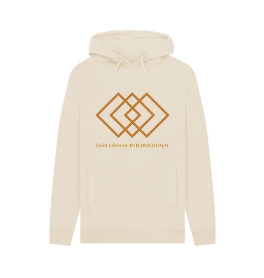 Oat Printed Hoody Front