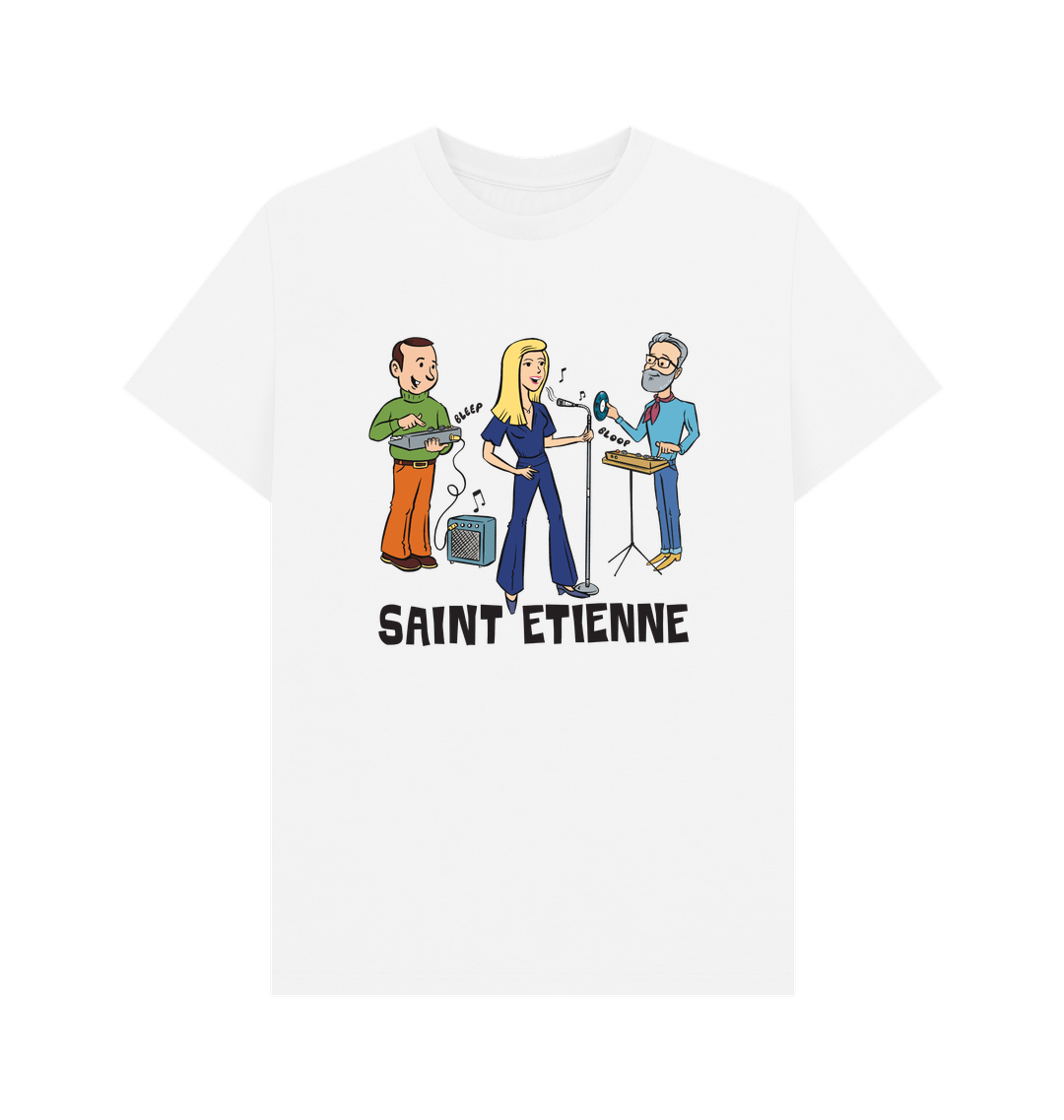 White Printed T-shirt Front