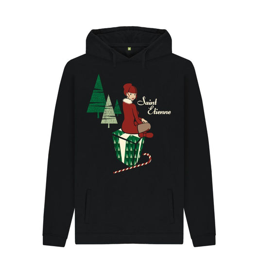 Black A Glimpse Of Stocking hoodie