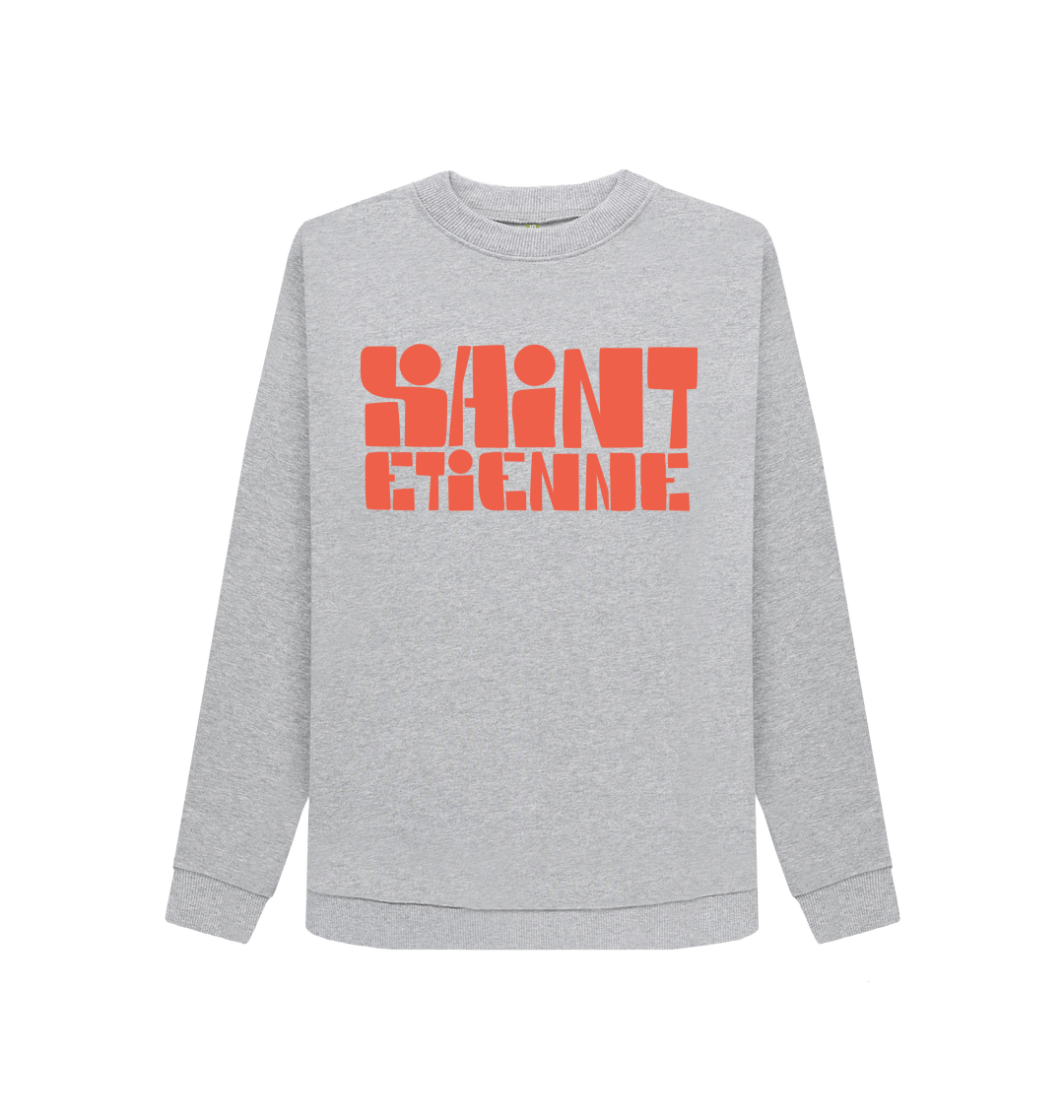Light Heather Printed Sweater Front