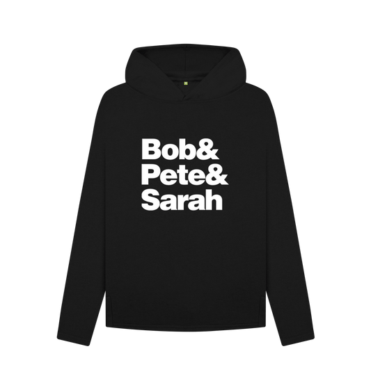 Black Bob&Pete&Sarah relaxed fit hoodie