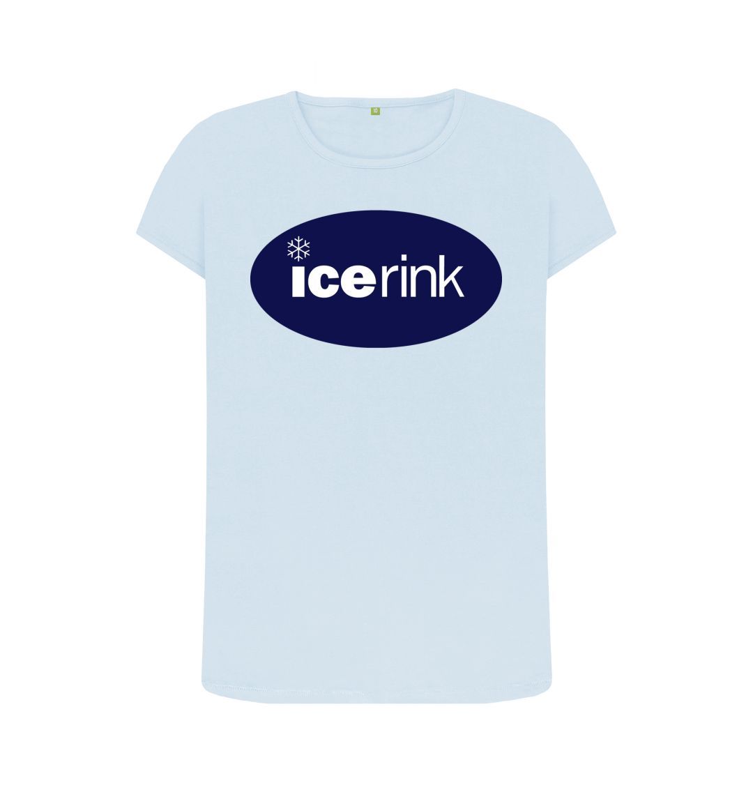 Sky Blue Icerink crew neck t-shirt