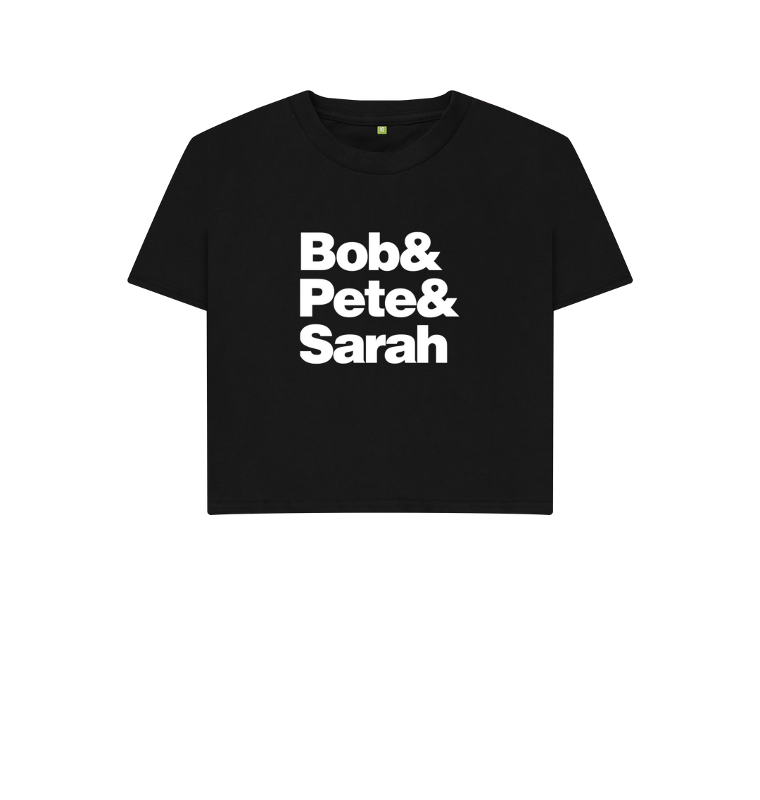 Black Printed T-shirt Front