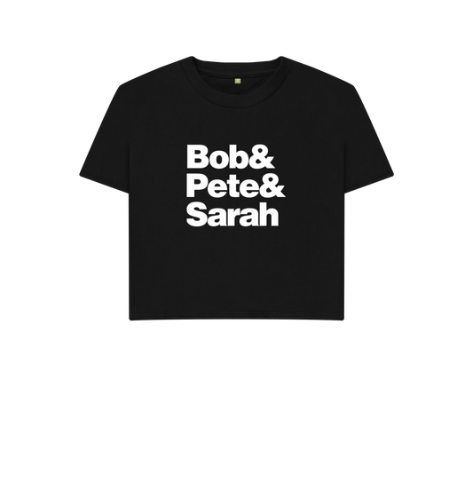 Black Printed T-shirt Front