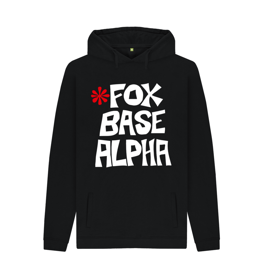 Black Fox Base Alpha Reverse Logo hoodie