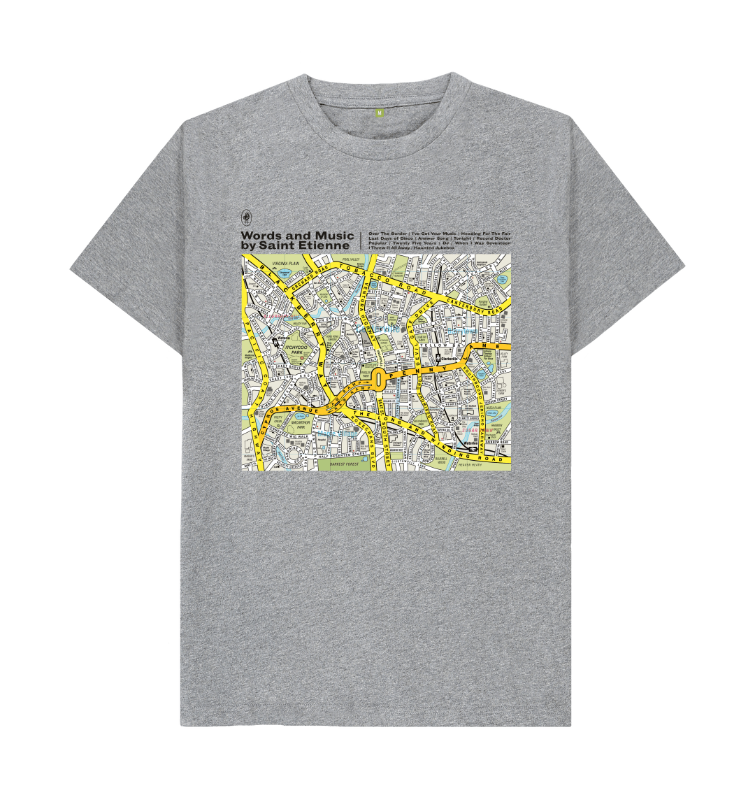 Athletic Grey Printed T-shirt Front