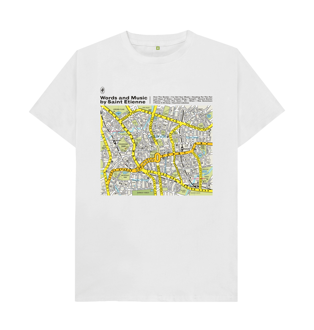 White Printed T-shirt Front