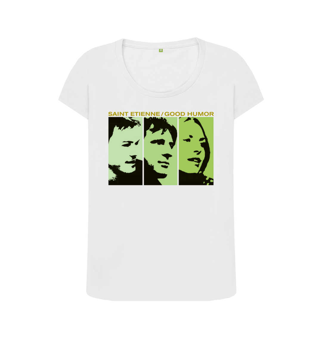 White Printed T-shirt Front