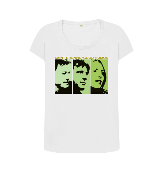 White Printed T-shirt Front