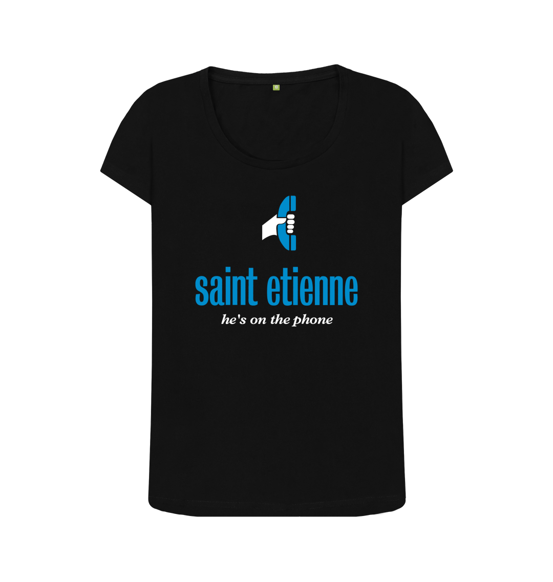 Black Printed T-shirt Front