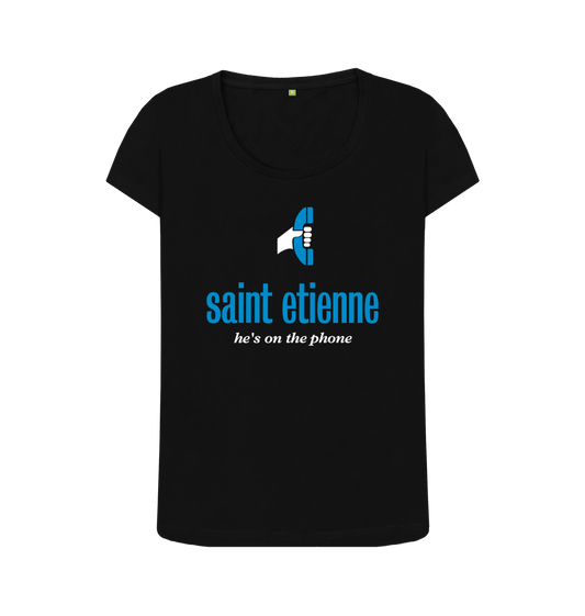 Black Printed T-shirt Front
