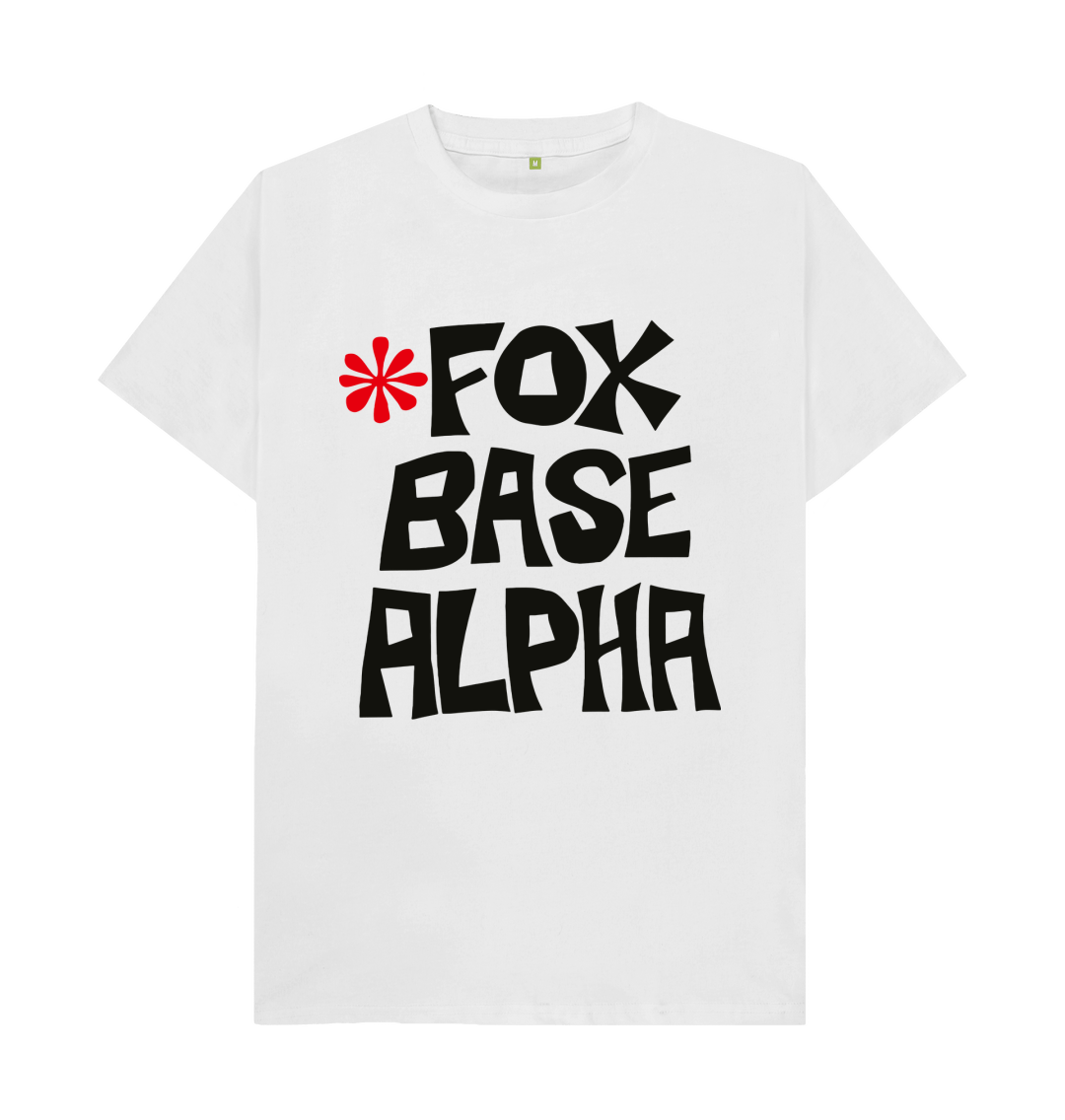 White Printed T-shirt Front