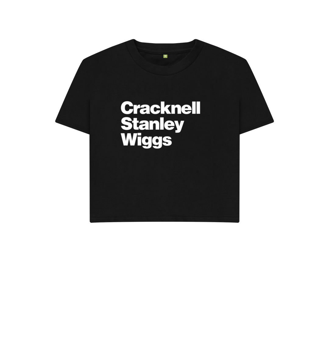 Black Printed T-shirt Front