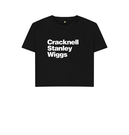 Black Printed T-shirt Front