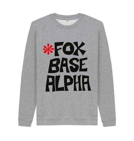Light Heather Fox Base Alpha men's sweatshirt