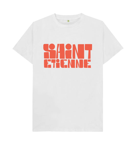 White Saint Etienne Finisterre Logo t-shirt