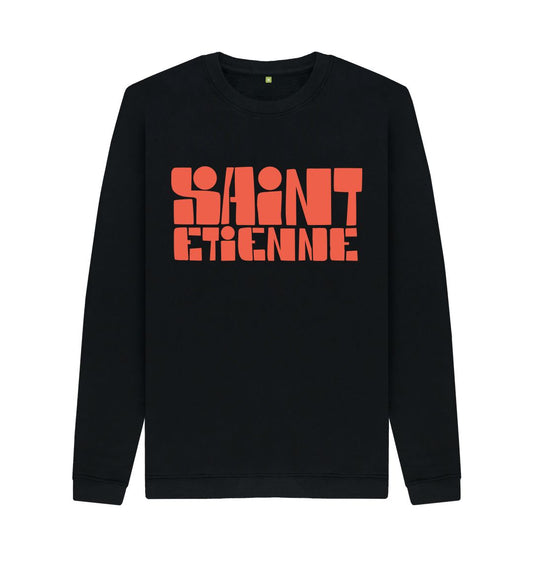 Black Saint Etienne Finisterre Logo sweatshirt
