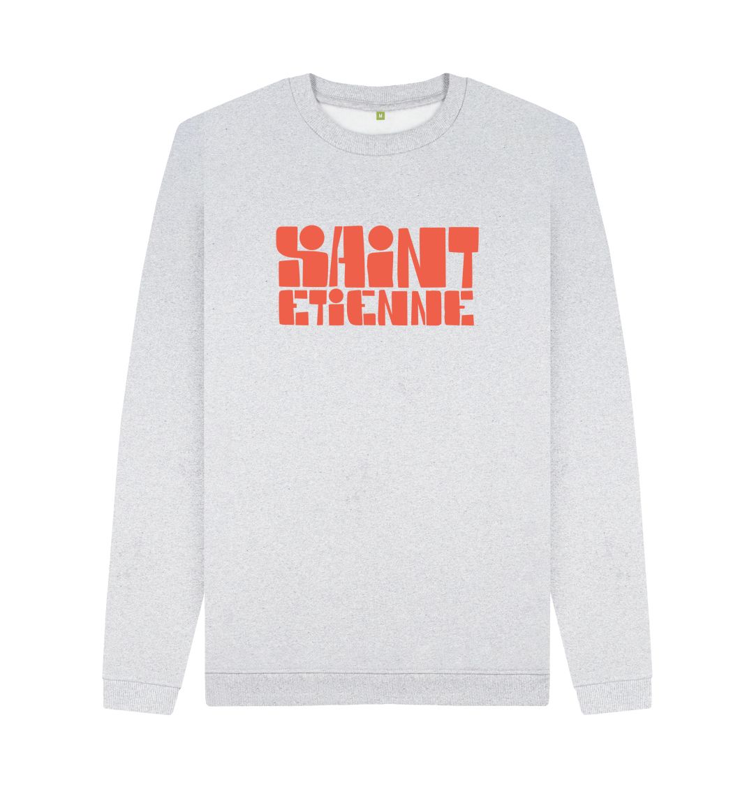 Grey Saint Etienne Finisterre Logo recycled and recyclable sweatshirt m