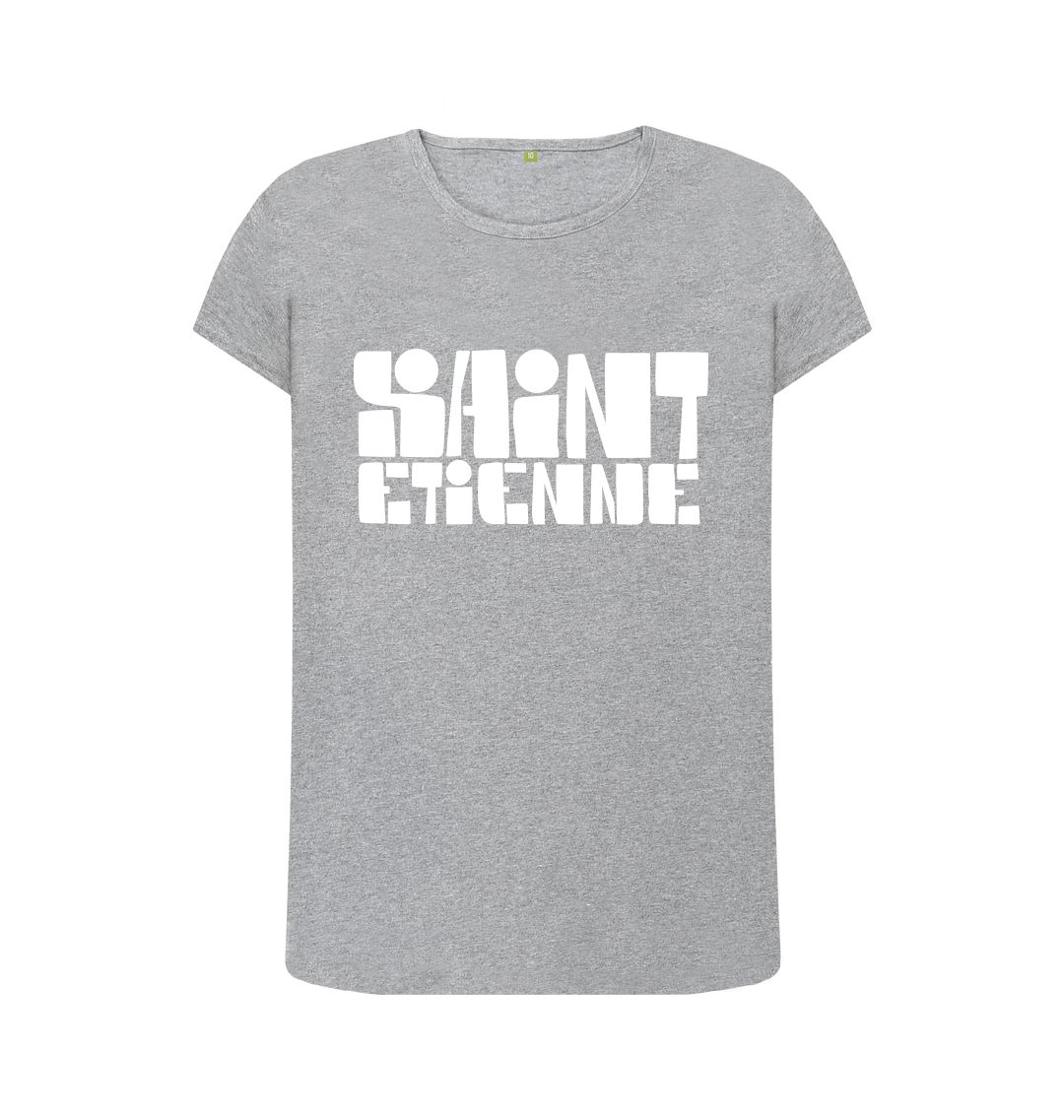 Athletic Grey Saint Etienne Finisterre Logo crew neck t-shirt