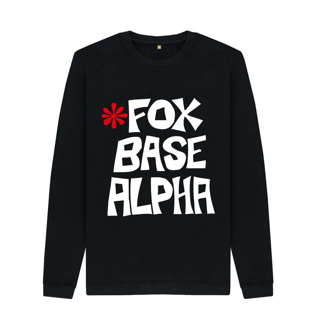 Black Fox Base Alpha Reverse Logo Sweatshirt