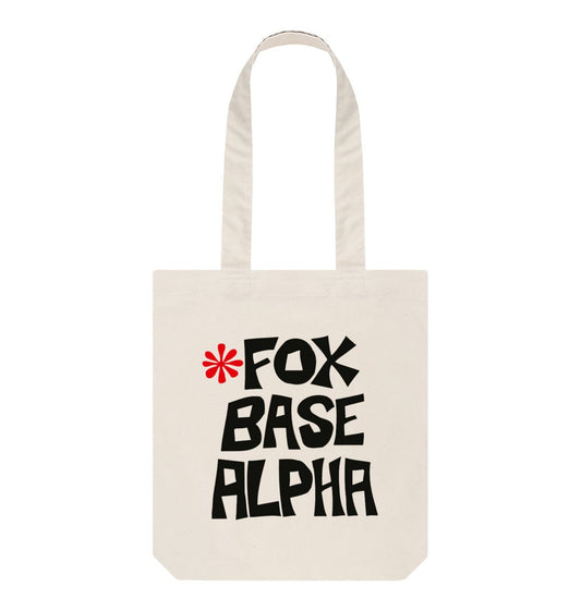 Natural Fox Base Alpha tote bag