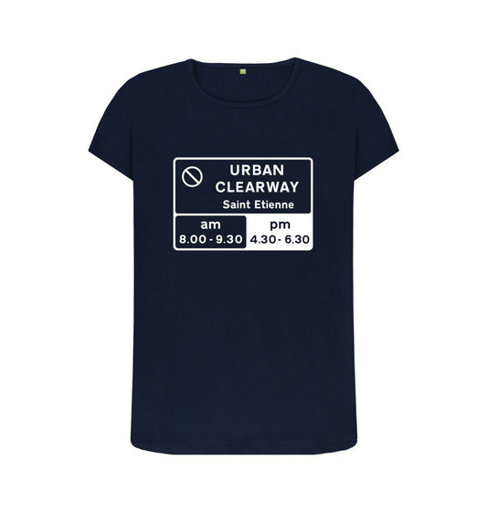 Navy Blue Urban Clearway crew neck t-shirt