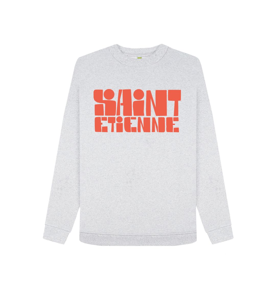 Grey Saint Etienne Finisterre Logo recycled and recyclable sweatshirt