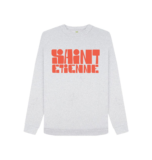 Grey Saint Etienne Finisterre Logo recycled and recyclable sweatshirt