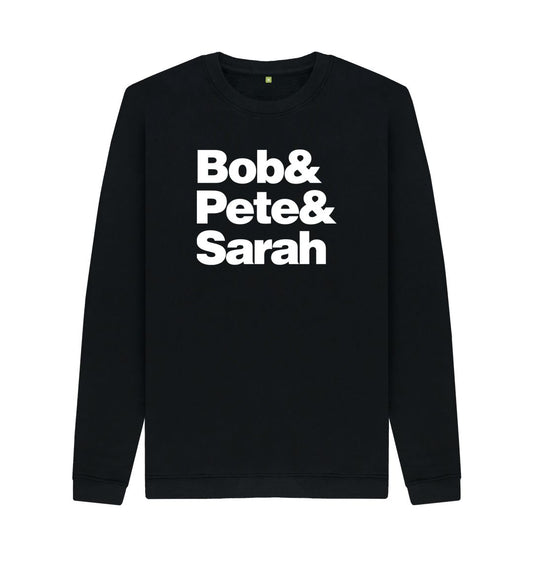 Black Bob&Pete&Sarah sweatshirt m