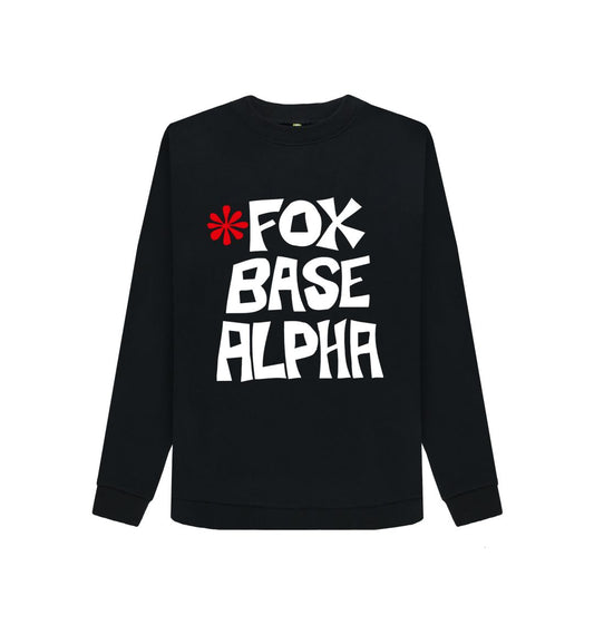 Black Fox Base Alpha Reverse Logo sweatshirt -