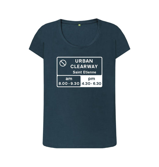 Denim Blue Urban Clearway scoop neck t-shirt