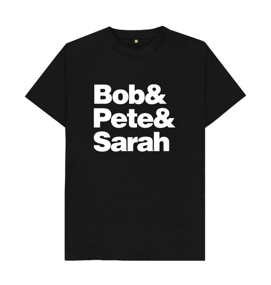 Black Bob&Pete&Sarah t-shirt