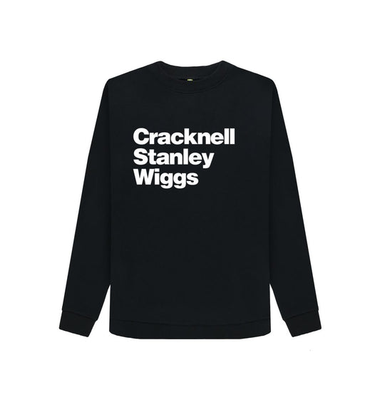 Black Cracknell Stanley Wiggs sweatshirt