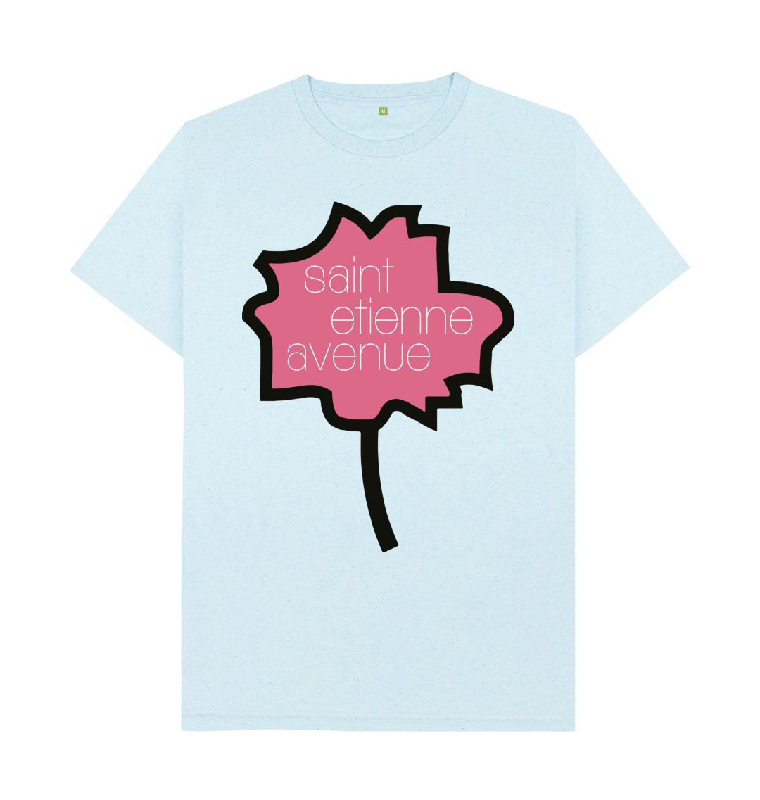Light Blue Avenue recycled and recyclable t-shirt m