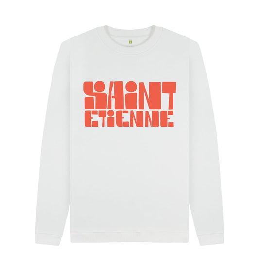 White Saint Etienne Finisterre Logo sweatshirt