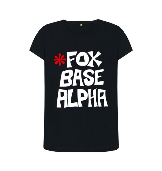 Black Fox Base Alpha black crew neck t-shirt